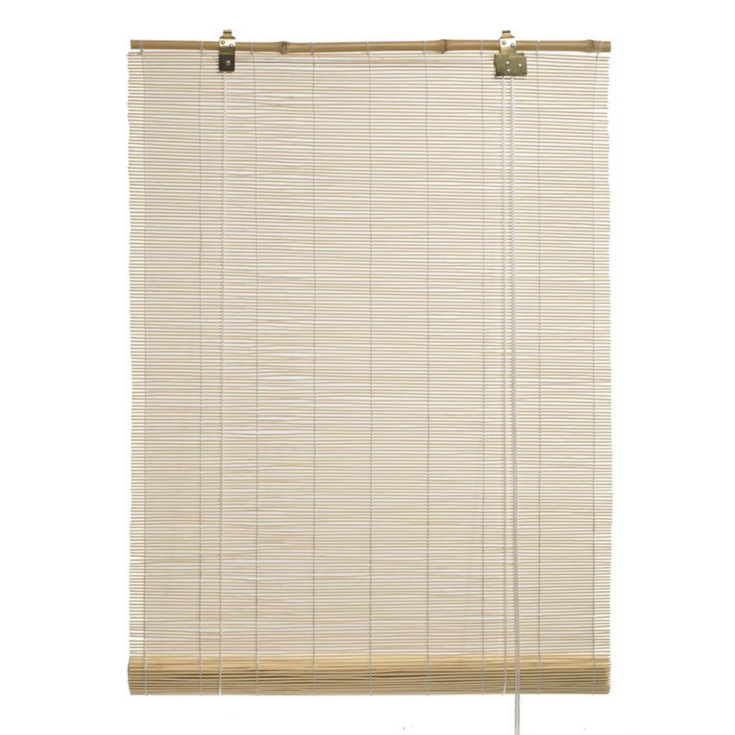 Store enrouleur aspect bambou Beige 50 x 200 cm Store enrouleur de protection sans perçage Toutes les dimensions sont disponibles dans notre boutique