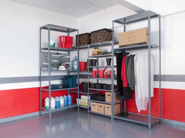 Montant ouvert AR SHELVING x H.200 x P.3.5 cm