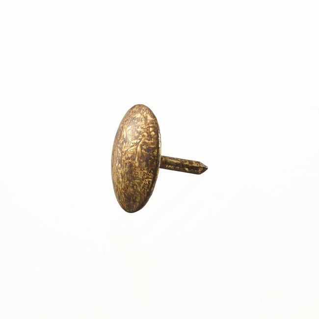 Clous Tapissier Tête Fleur 11mm Hauteur 15mm couleur Bronze par 20 pcs