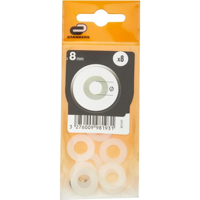 Lot de 4 rondelles M4 LU en acier zingué - Cable Cover Lot de 4 rondelles M4 LU en acier zingué - Cable Cover