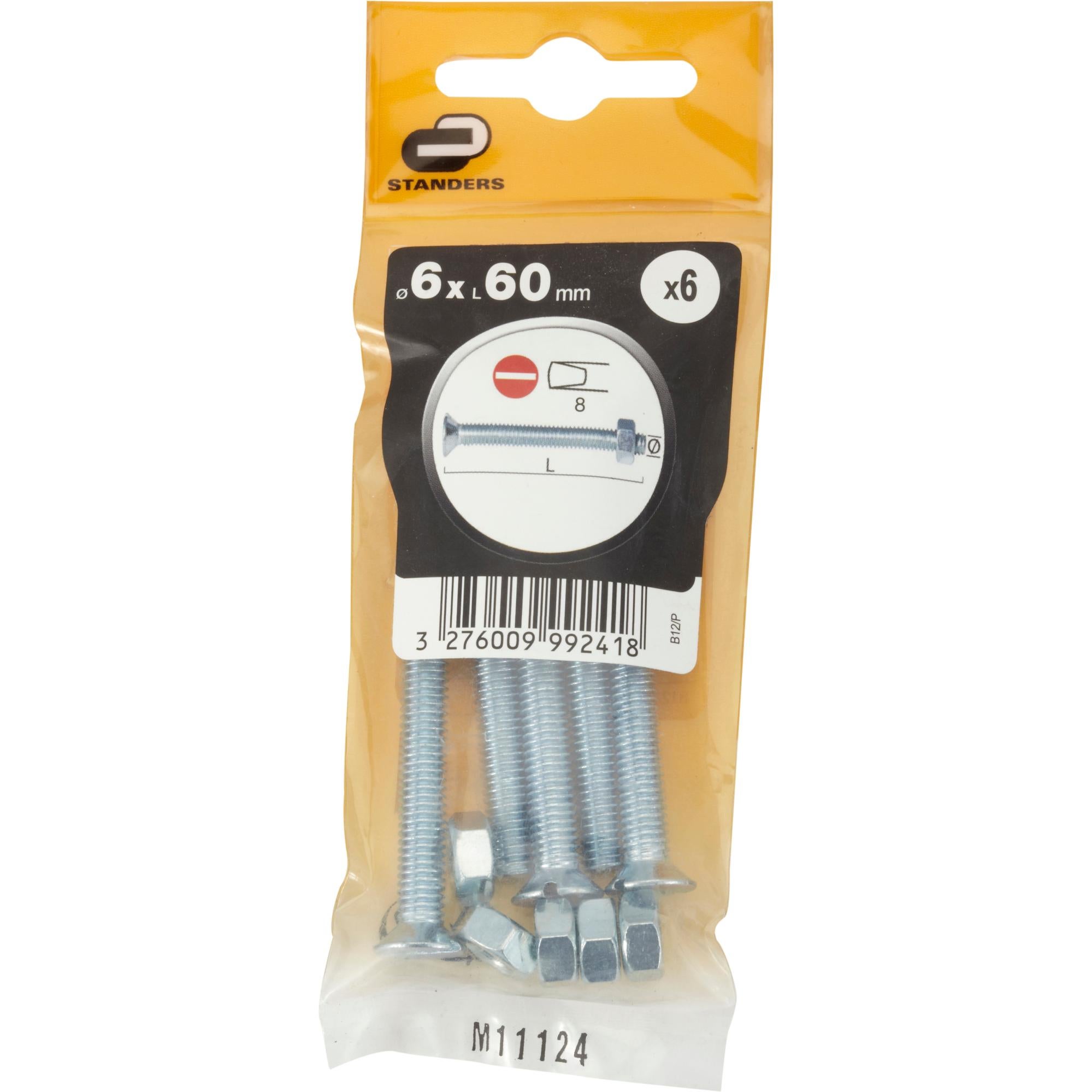 6 Boulons Flasque Arbre Cardan AERZETIX M8 - Compatible OE 113501229C