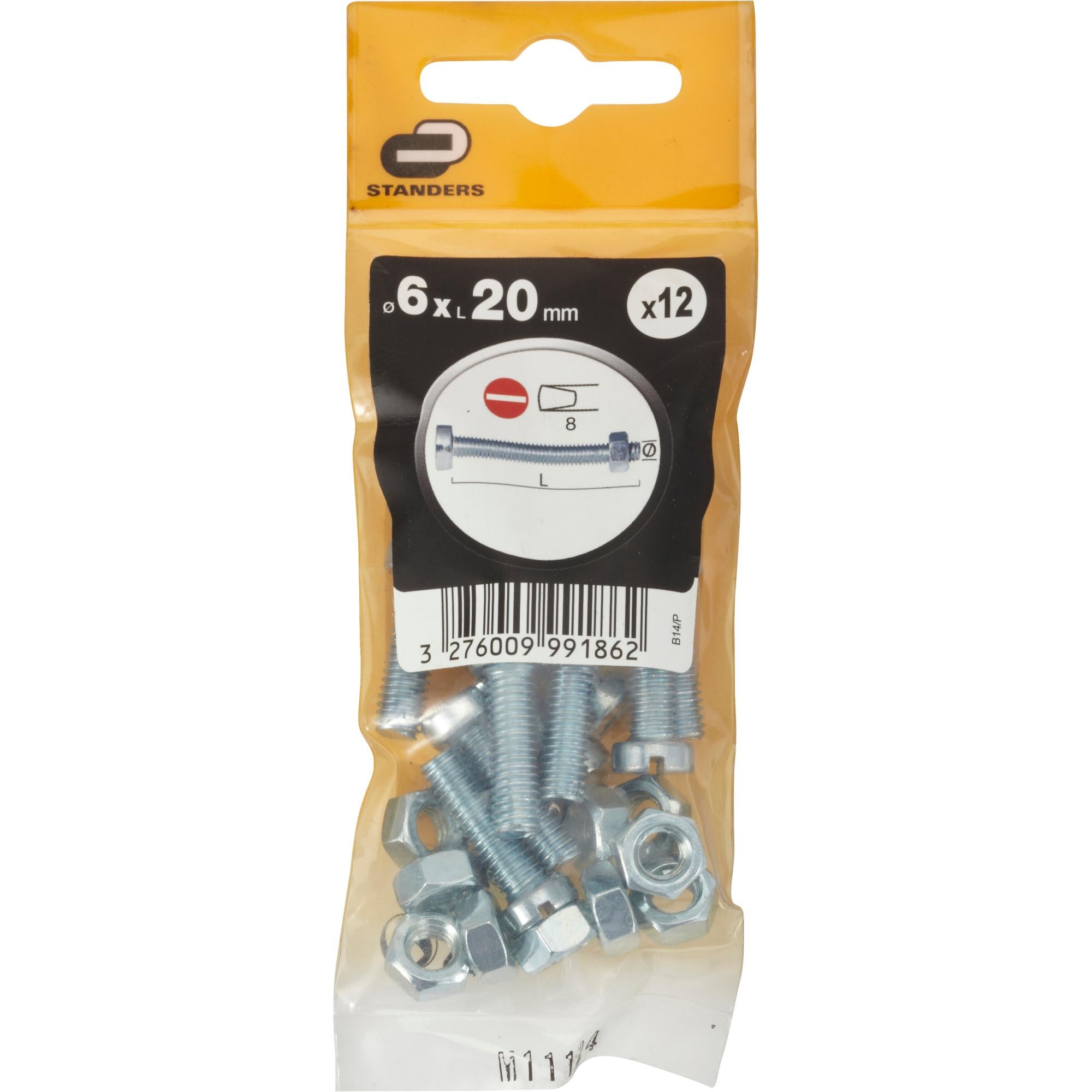 Lot De 12 Vis M5 X 20 Mm Pour Vélo – Acier Inoxydable, Avec Rondelles, Pour Porte-bidon Et Potence – 6 Argent + 6 Noir