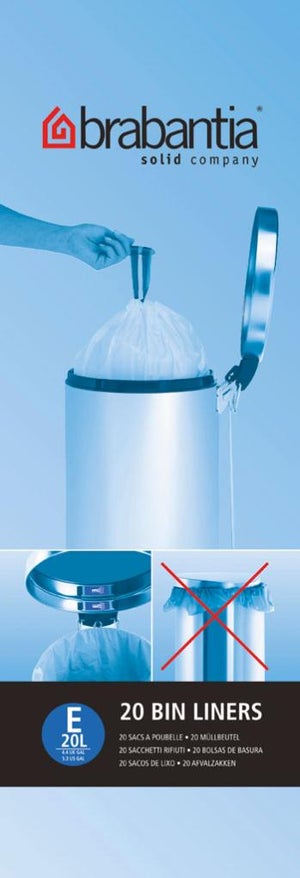 Sac poubelle Brabantia 50-60 litres - sac poubelle