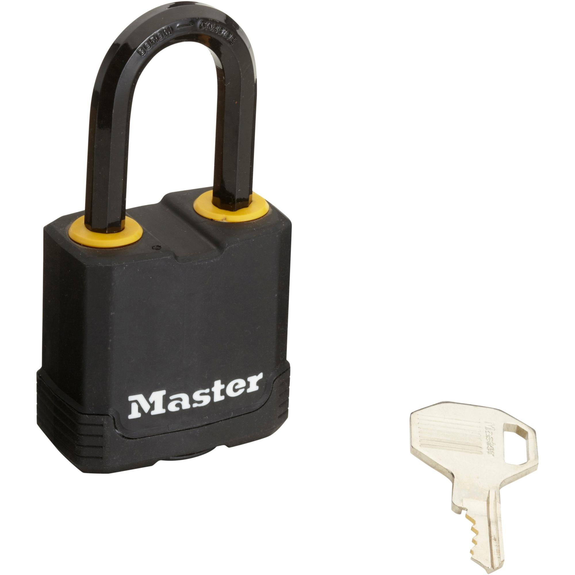 Master lock Cadenas à clé MASTER LOCK acier laminé, 4 clés, Excell Marine  l.44 mm pas cher 
