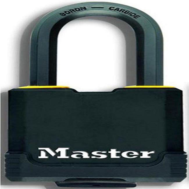 Master Lock M5EURDLH Cadenas Excell® - Acier laminé - 52 mm de large - anse  51 mm de long