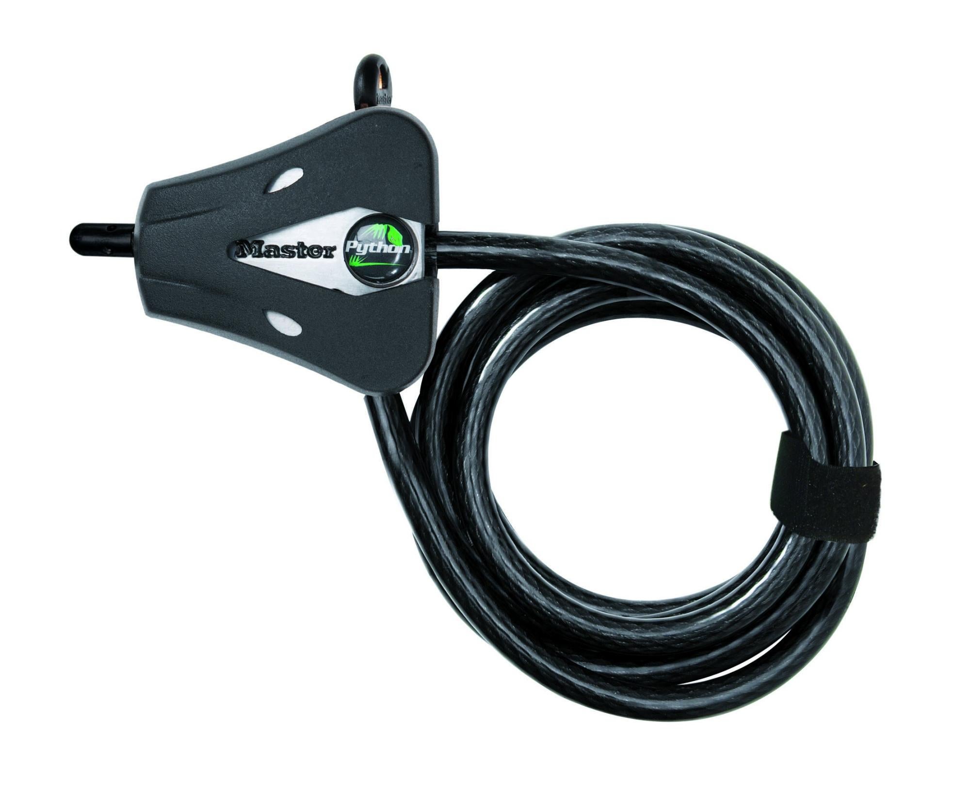 MASTER LOCK Cable Antivol Vélo [1,8 m Câble] [Clé] [Extérieur] [Support  Fixation Vélo] 8232EURDPRO - La Poste