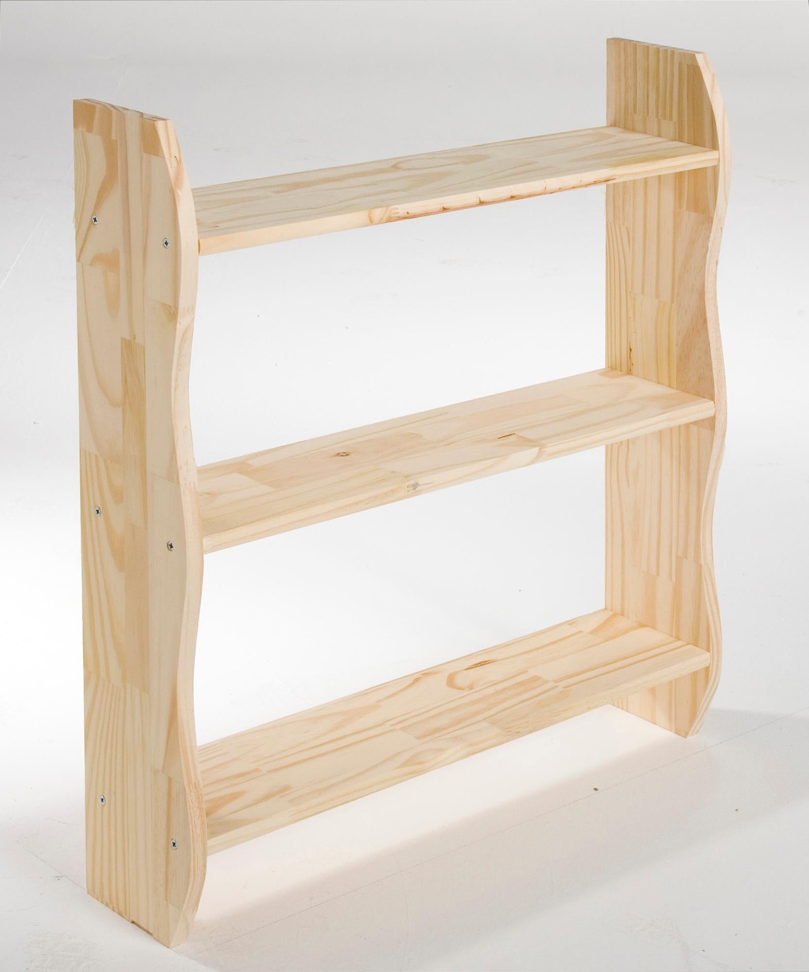 Étagère Pin Etagère murale pin brut PRIMO, L.70 x P.60 cm Ep.15 mm | Leroy Merlin