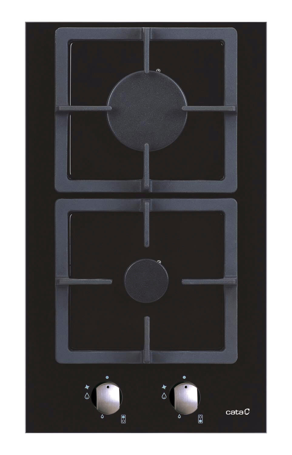 Plaque De Cuisson Gaz Foyers Noir Cata Apelson Lci Bk Leroy Merlin