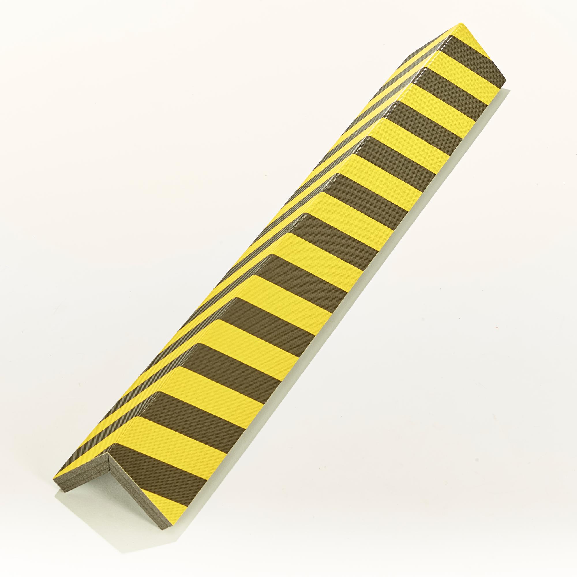Mousse de protection d'angle 120 cm MOTTEZ, Noir et jaune