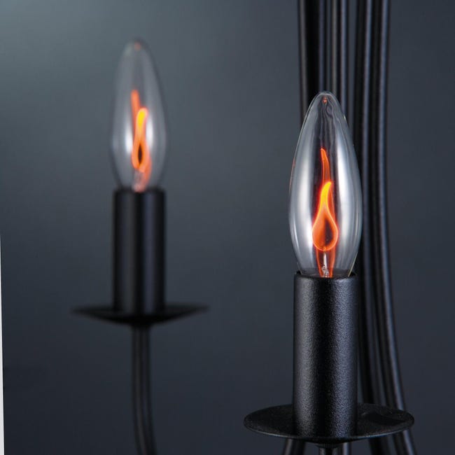 Lampe flamme scintillante E14 3W, dla A2527 Lampe flamme scintillan