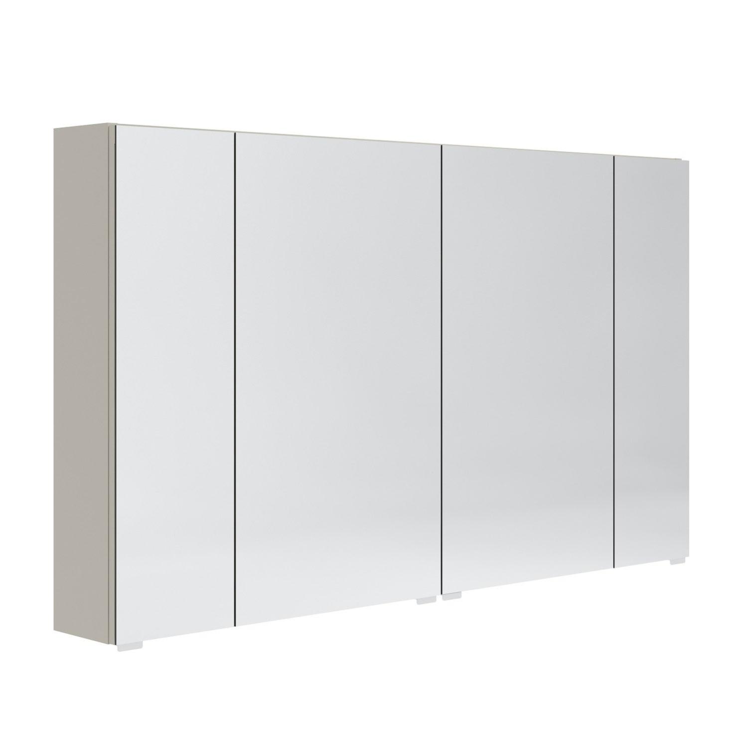 Armoire de toilette l. 120 cm, beige Opale Leroy Merlin