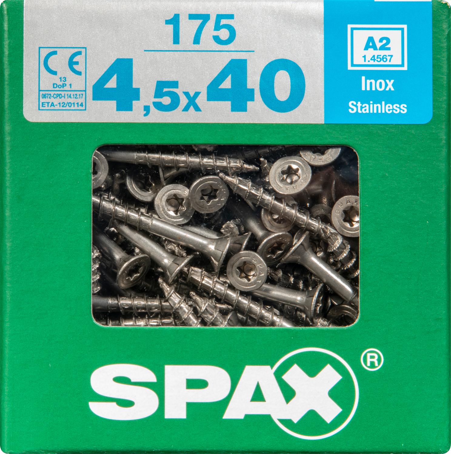 Boîte de Vis SPAX - 400 unités - Sundeck