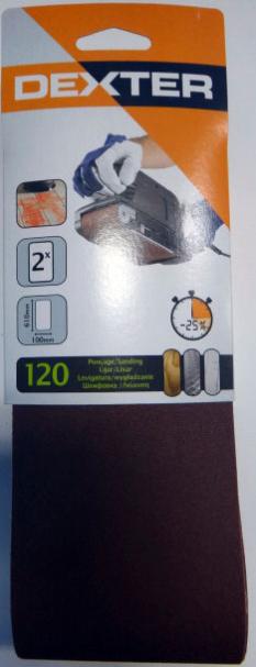 Leman Lot De 2 Bandes Abrasives Toile - 100x914 Mm, Grain 150 - Corindon Pour Ponceuse à Bande Stationnaire