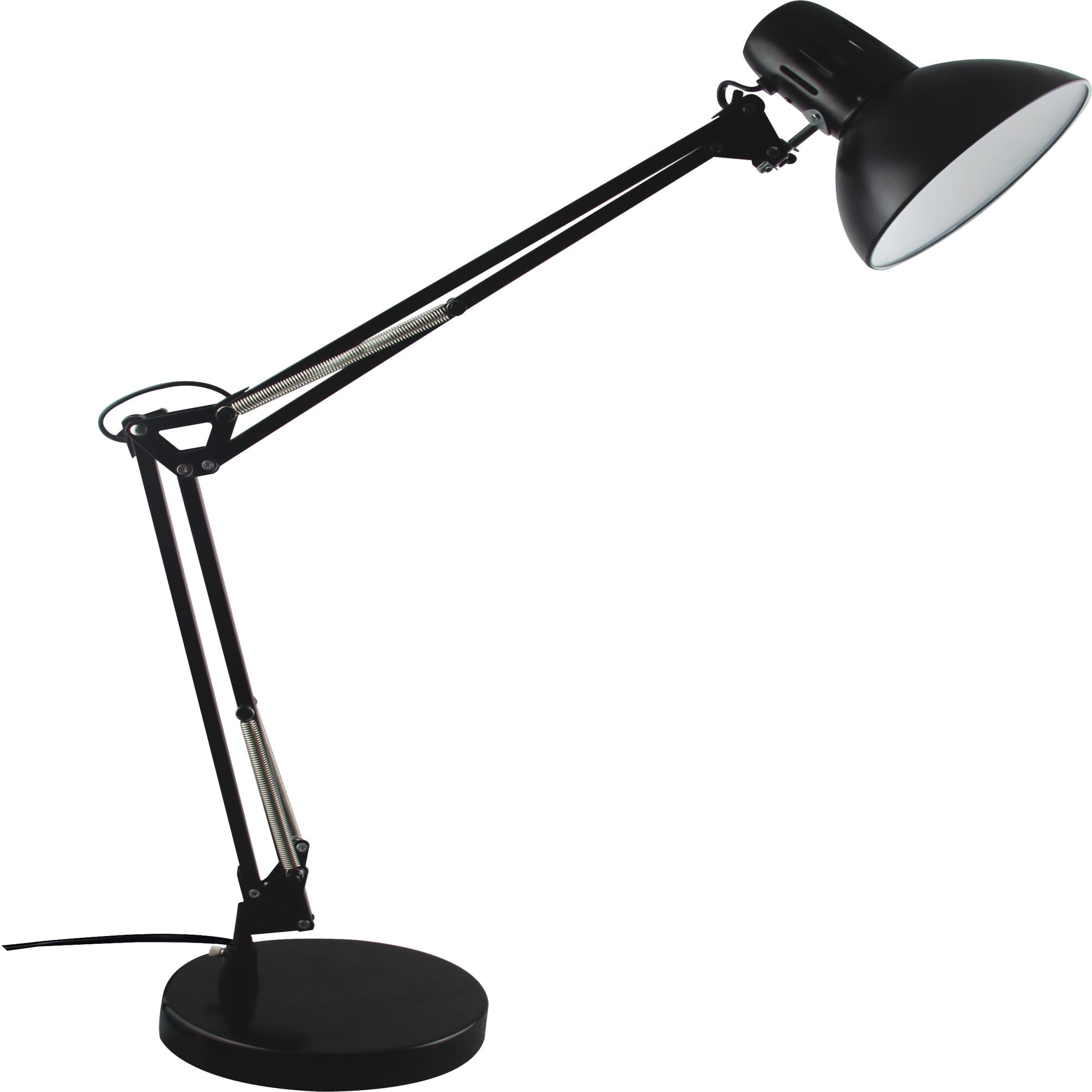 Lampe de bureau design Bank - H. 34 cm - Argent