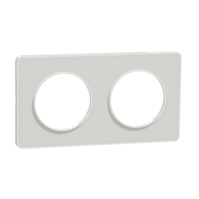 Schneider Odace Architecte - Plaque De Finition Double - Effet Laiton Ref S932800 P Schneider Odace Architecte - Plaque De Finition Double - Effet Laiton Ref S932800 P