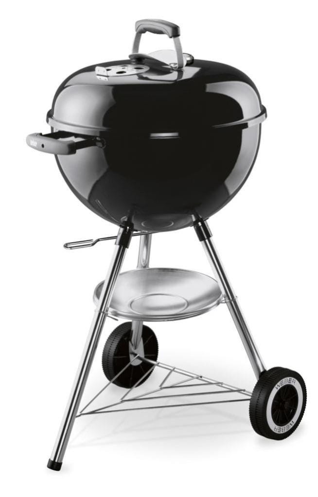Barbecue charbon de bois WEBER Classic kettle 47, noir