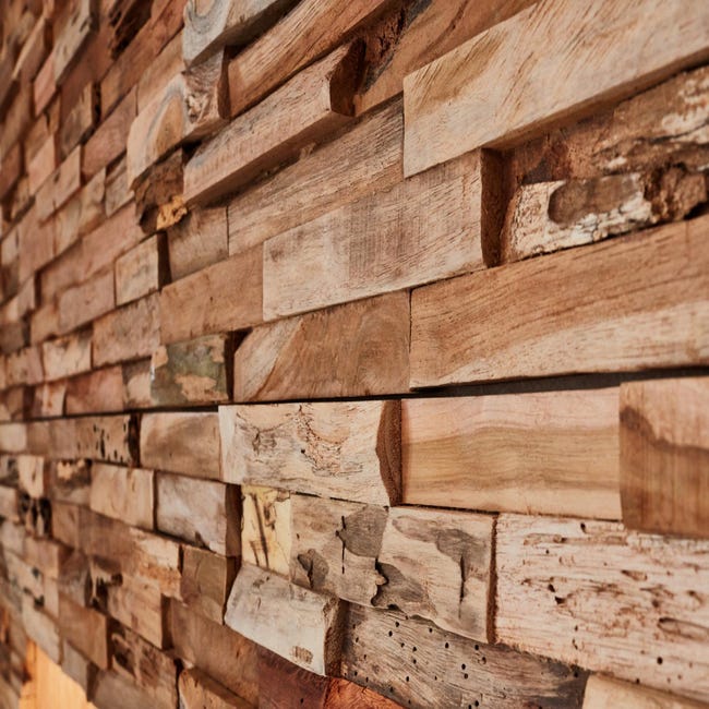 Plaquette de parement bois effet bois Colorado intérieur