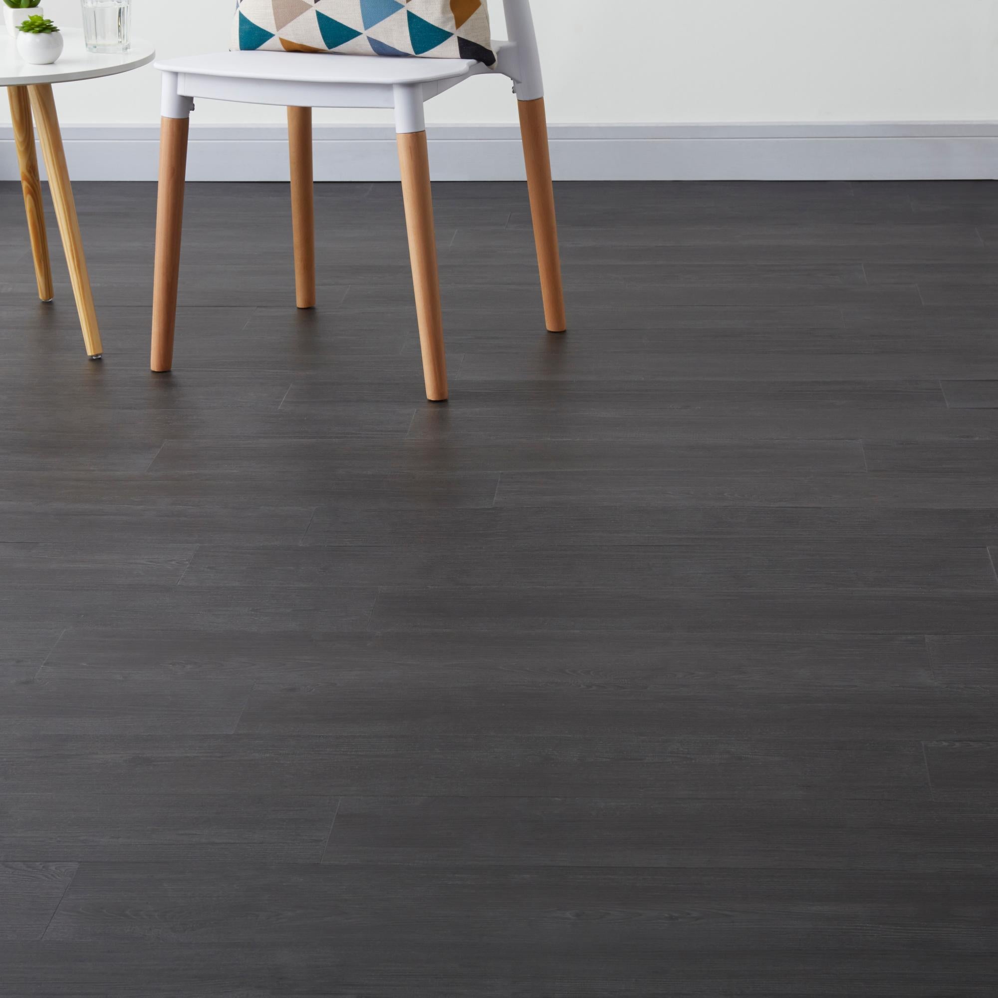 Lame PVC adhésive black ARTENS Wembley Leroy Merlin