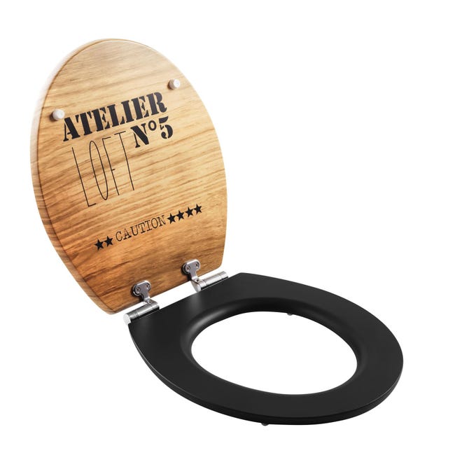 Abattant les fantaisies d cor s d clipsable avec frein de chute