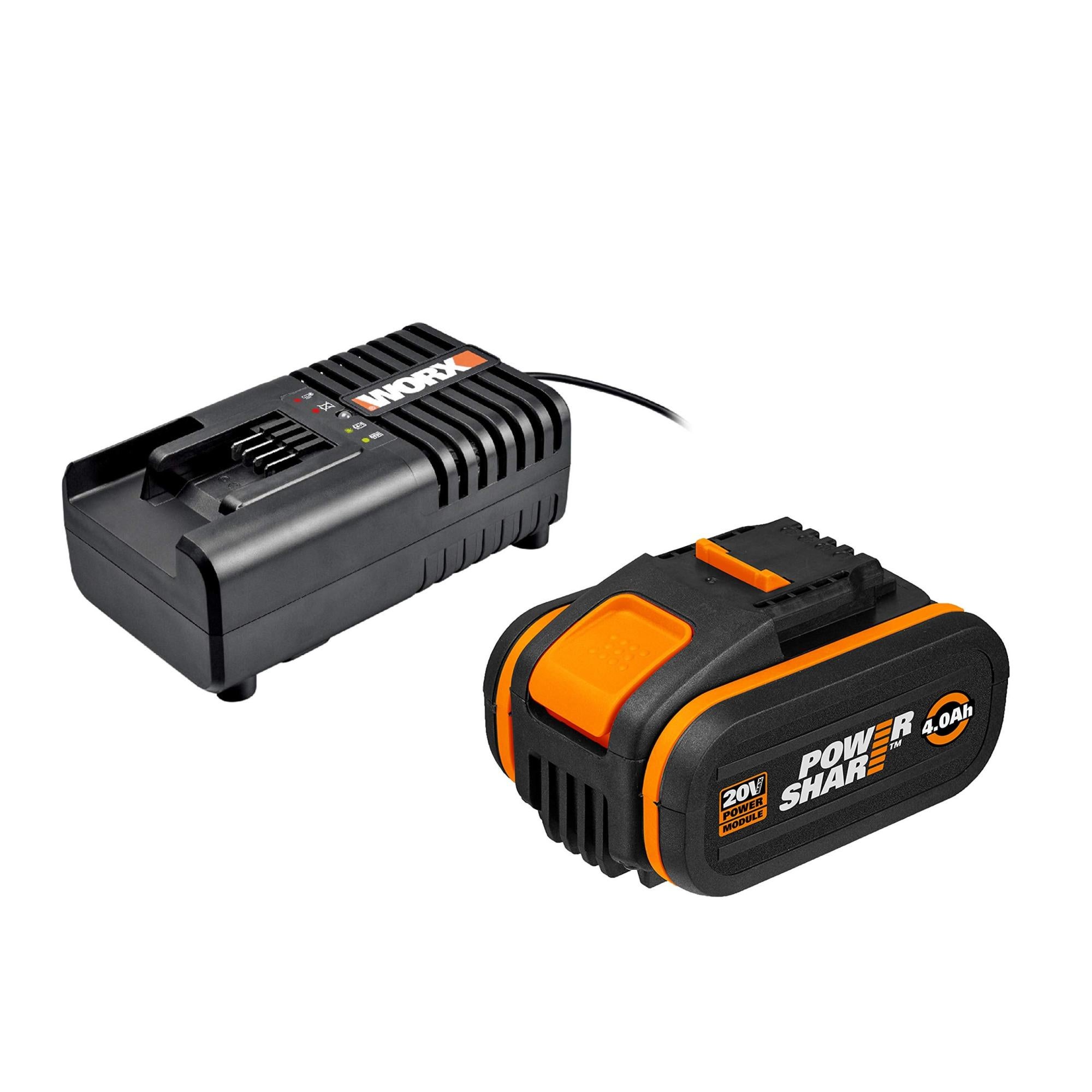 Pack batterie 20V 4AH + chargeur WA3604 Leroy Merlin