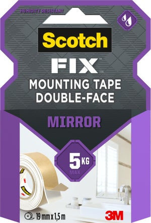 3M SCOTCH Double-face - 1,5 m x 19 mm - Transparent - Cdiscount Bricolage