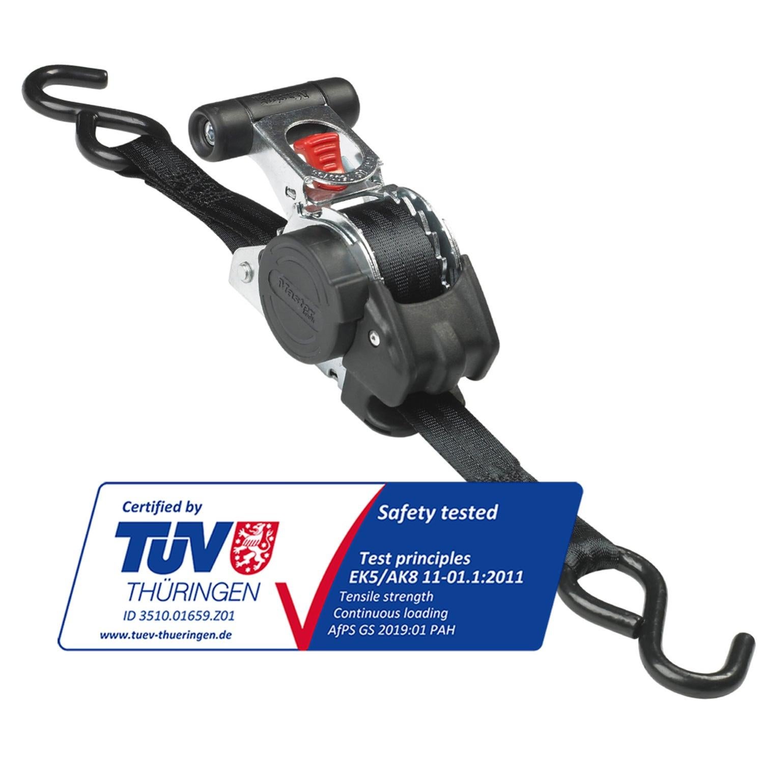 Sangle à cliquet et crochet MASTER LOCK l.25 mm x L.3 m Leroy Merlin