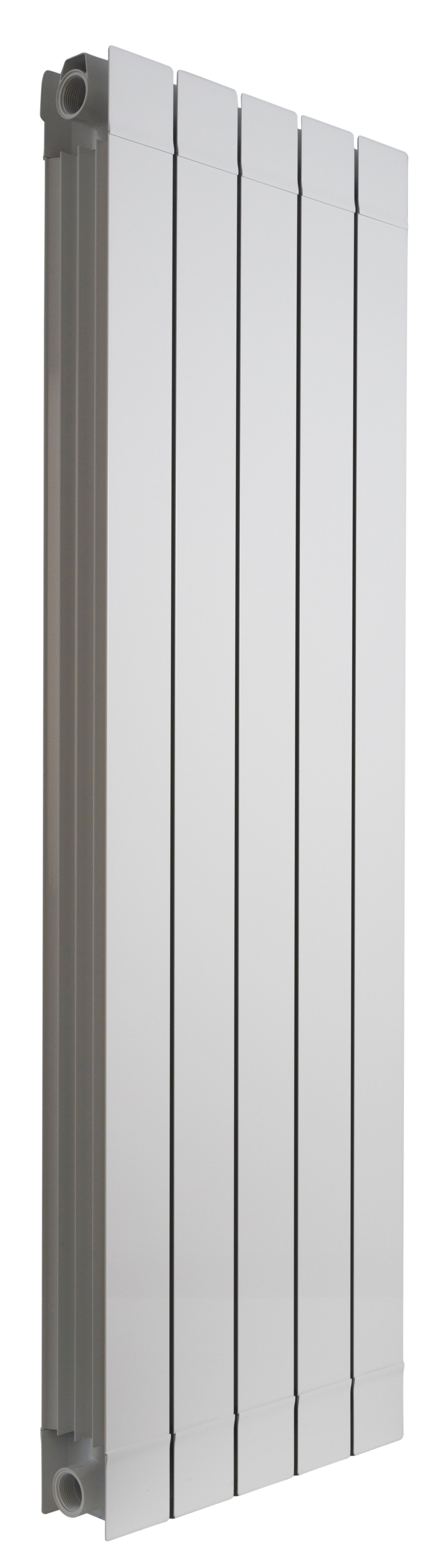 Radiateur Eau Chaude Vertical PRODIGE Novaflo Blanc, 1115W H.126.6 X L ...