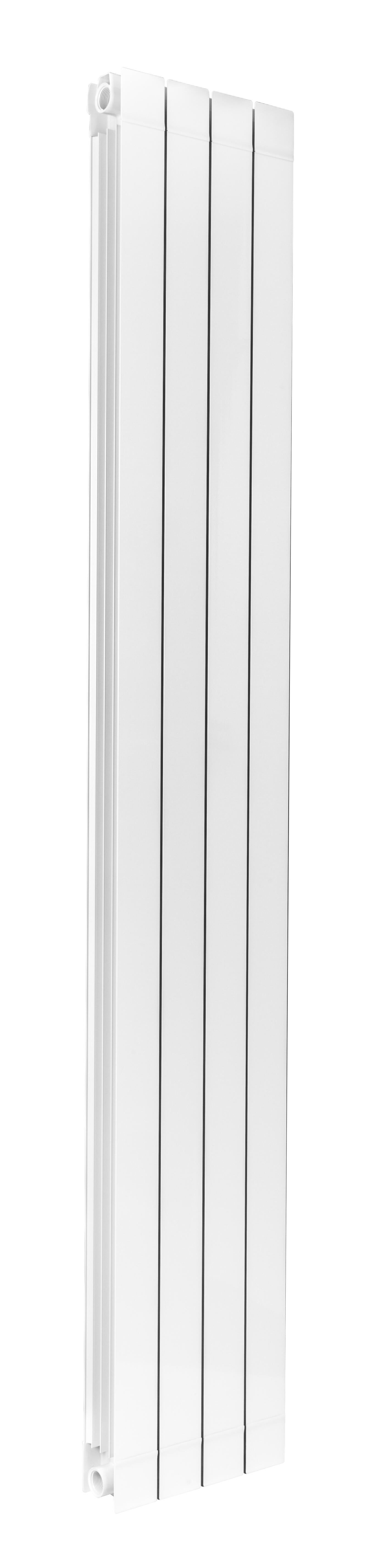 NELHYS - Radiateur eau chaude vertical - Blanc