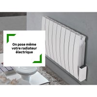 Radiateur sèche-serviette Asama 1750W blanc - SAUTER - Mr.Bricolage