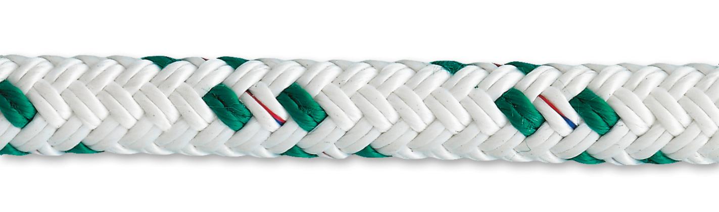 Corde En Crin De Cheval Tressée - 17 Pieds (5,18m) X 1/2 Pouce - Noir Et Blanc