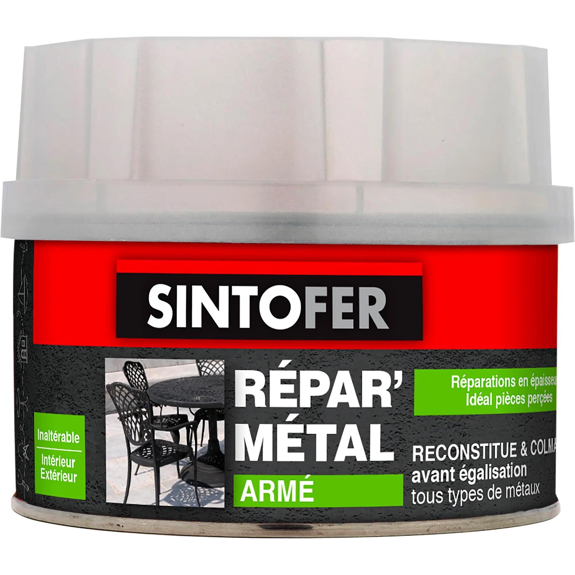 Colle réparation Sintofer, répare métal armé SINTO, 190G
