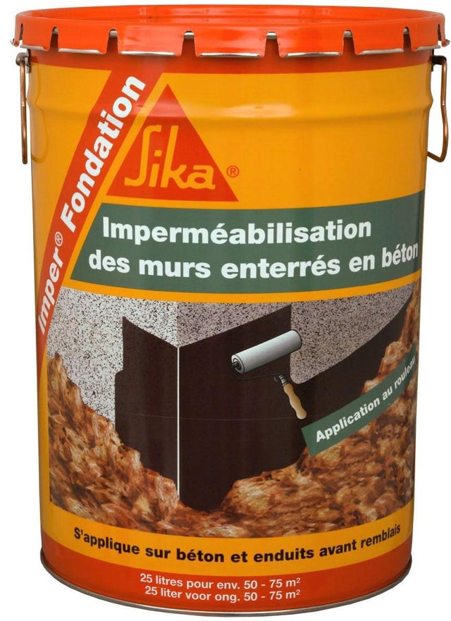 Etancheite Mur Enterre Par L Interieur Sika