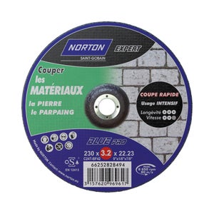 Disque à tronçonner Norton Expert Blue Pro Metal/Inox 125 X 1,6 X