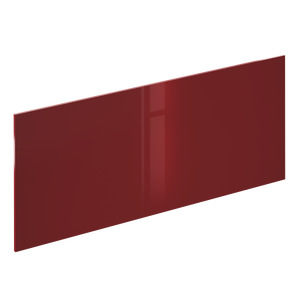 rouge brillant H.76.8 x l.183.6 cm