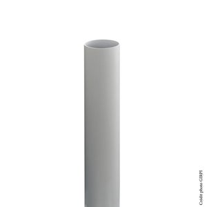 Profilé de gouttière de 25 en PVC, L. 2 m gris - First