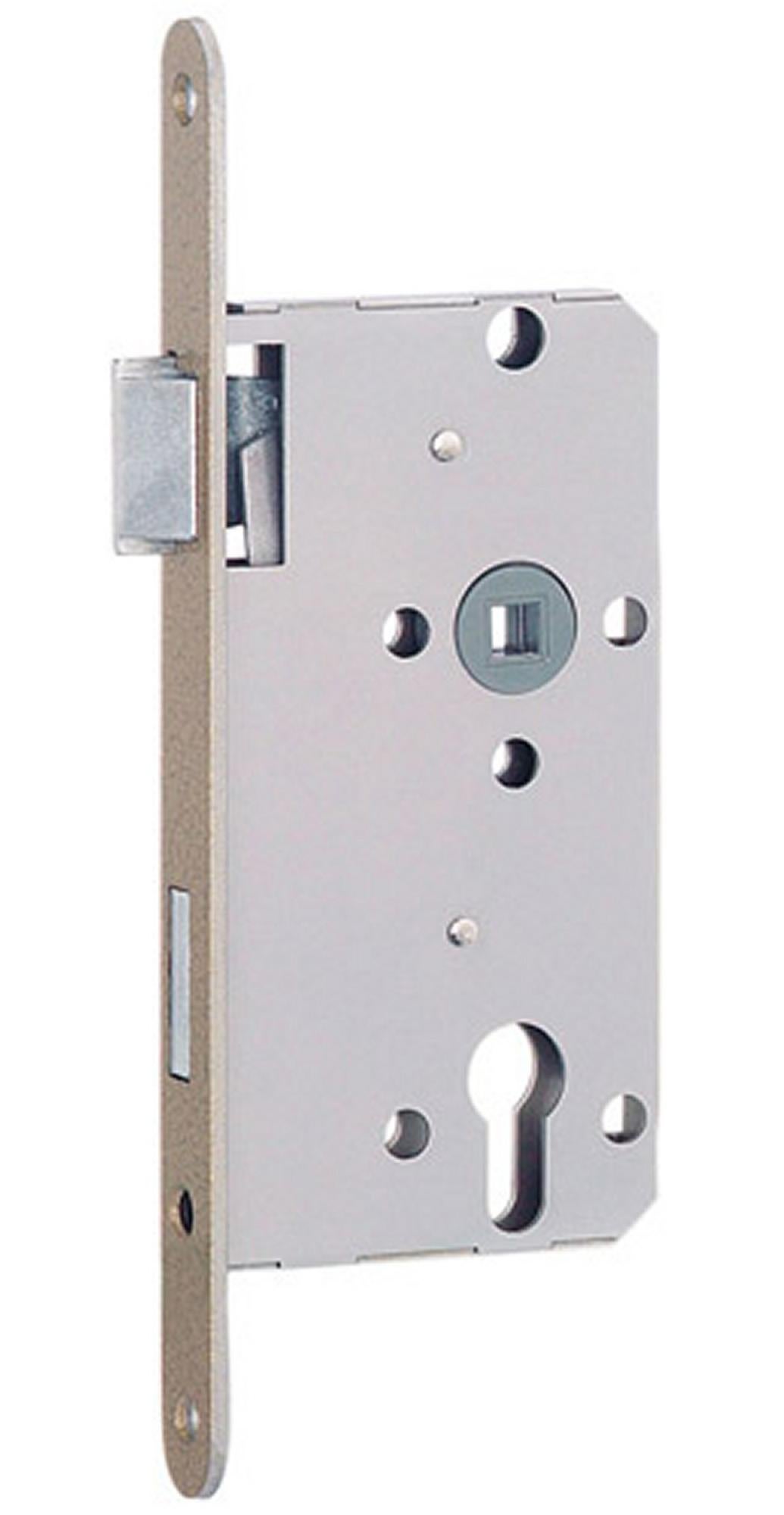 Serrure Encastrée Gerda 90/50 KeyMet - Acier - 170x80mm - Pour Porte Gauche/droite
