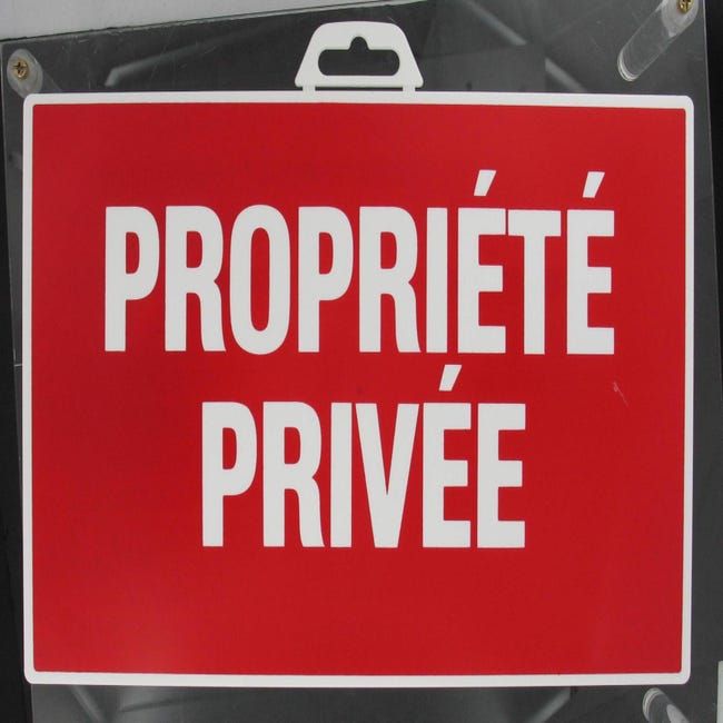 Propriété privée  Signalisation Lévis