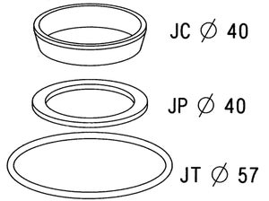 Joint conique siphon Ø40 - NOYON & THIEBAULT