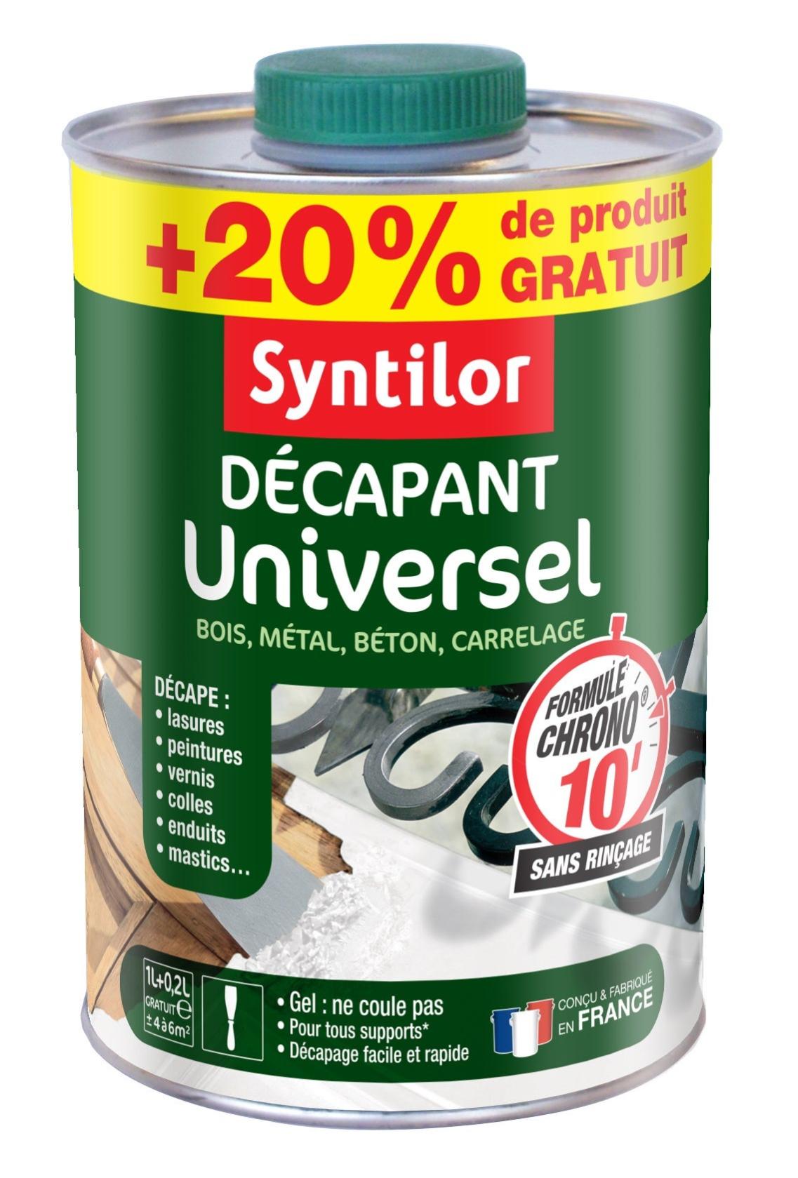 Décapant Universel Meyer BA - 750 G Pour Enlever Peinture, Laque Et Dispersions Rapidement