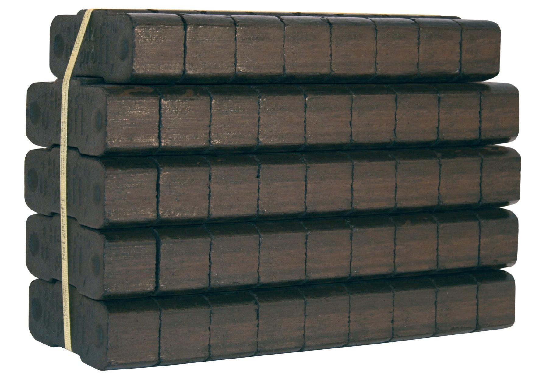Briquette de lignite L.18 cm, sac 25 kg