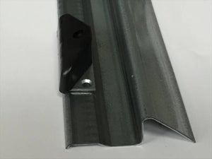 Seuil de porte 99 cm avec joint - anodisé noir