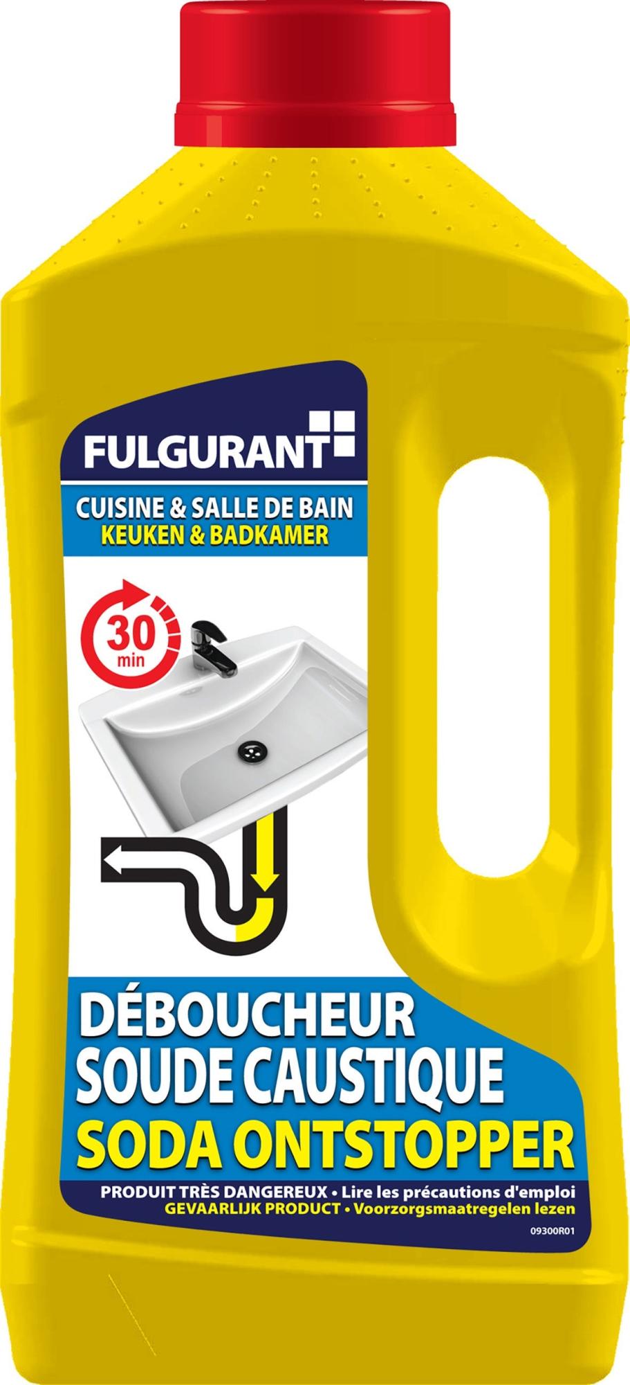 Déboucheur soude liquide FULGURANT SANITAIRE, 1 l