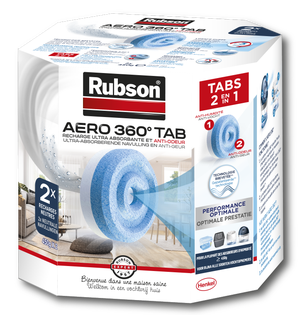 Rubson AERO 360° Pure Absorbeur d'humidité, lot de 2 assainisseurs d'air  recommandés par L'AFPRAL*, déshumidificateurs d'air [22] - Cdiscount  Bricolage