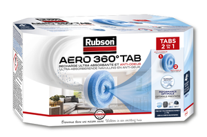Recharge pour absorbeur d'humidité Rubson AERO360 neutre 2pcs