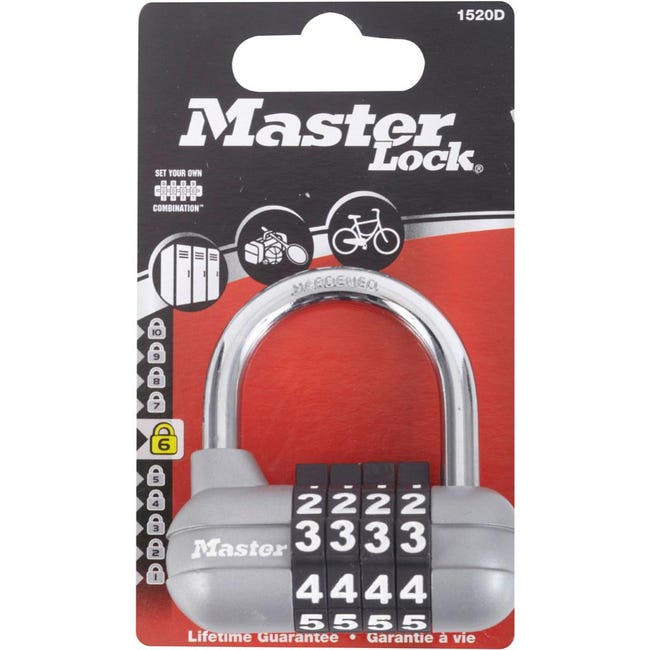 Cadenas à combinaison programmable Master Lock