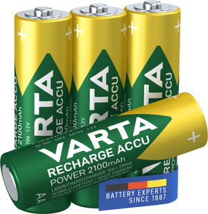 Piles Rechargeables AA - Lot de 6 Piles, GP Recyko, Batteries AA LR6  Rechargeables 2600 mAh NiMH - Pré-Chargées et Haute capacité