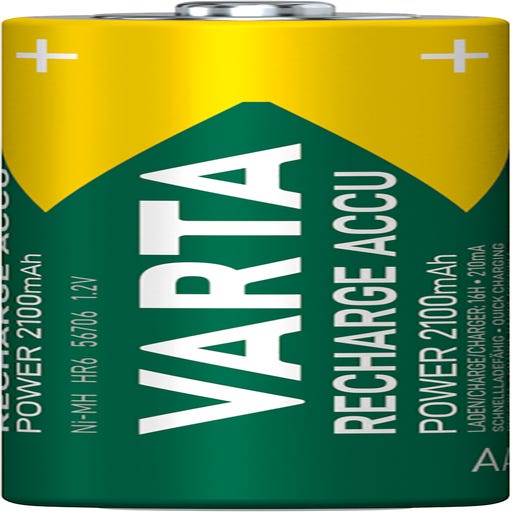 Piles rechargeables Varta AA 2100 mAh - 4 pièces