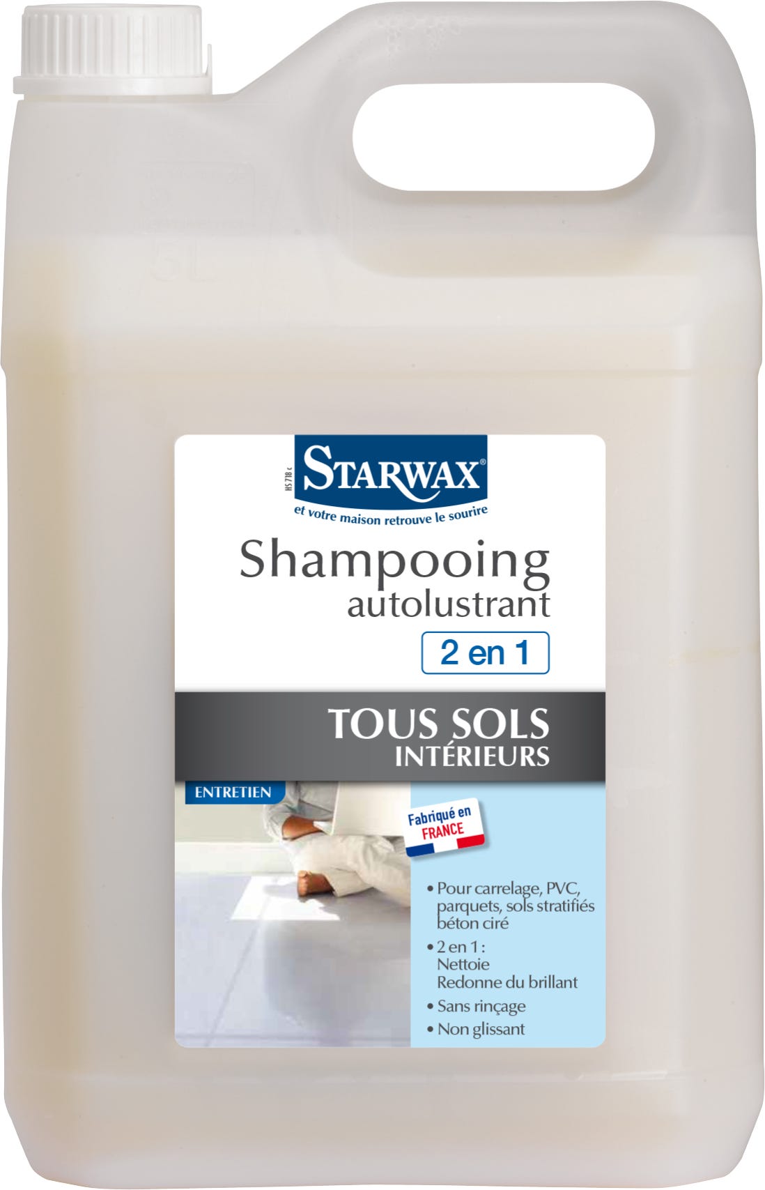 Shampooing autolustrant sol STARWAX 5 L