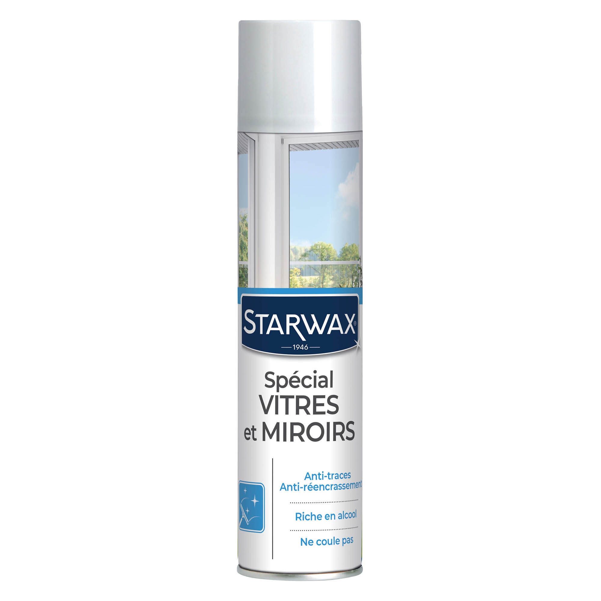 STARWAX Nettoyant Spécial Vitres et Miroirs - 500 ml - Idéal Contre la  Poussière et la Pluie - Haute Teneur en Alcool - Séchage Rapide - Sans  Traces 