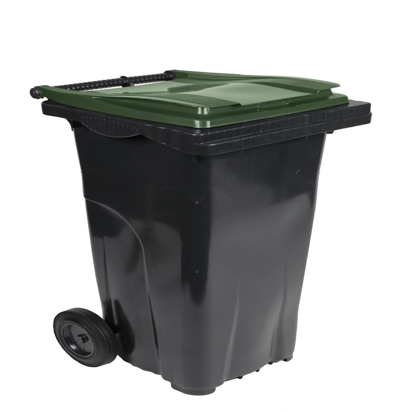 SUNWARE poubelle à roul. 120L gris/rouge Rubrique(Manutention)